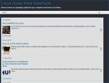 Tablet Screenshot of linuxblog.darkduck.com